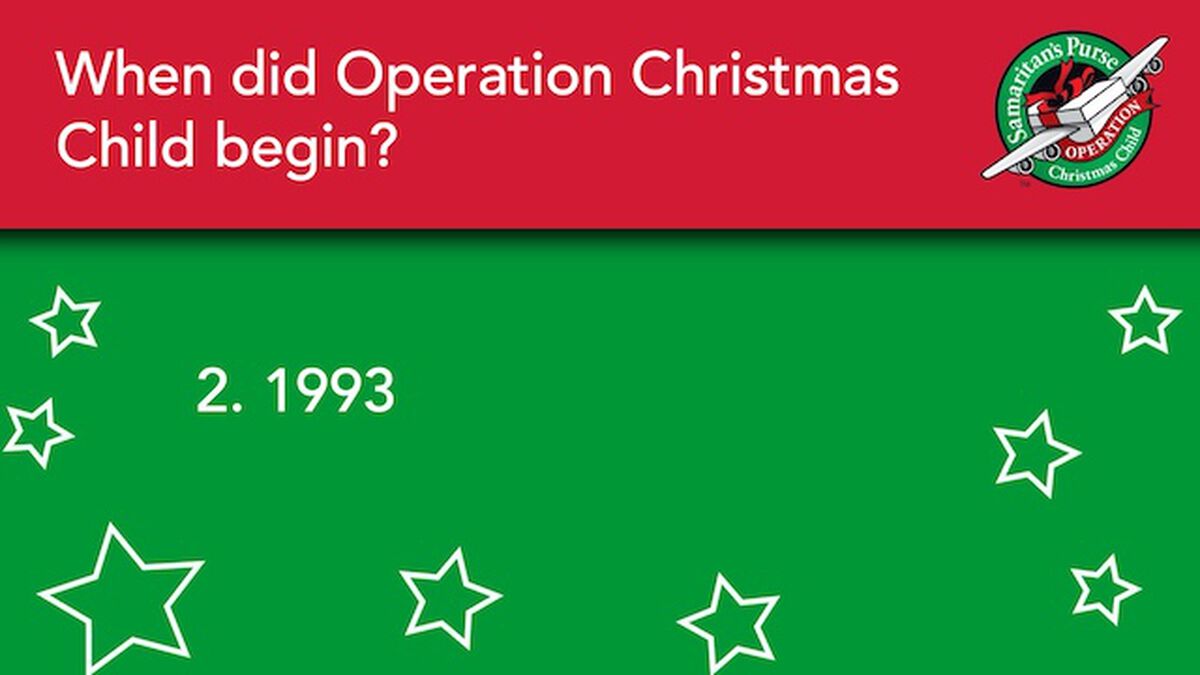Operation Christmas Child: Trivia image number null